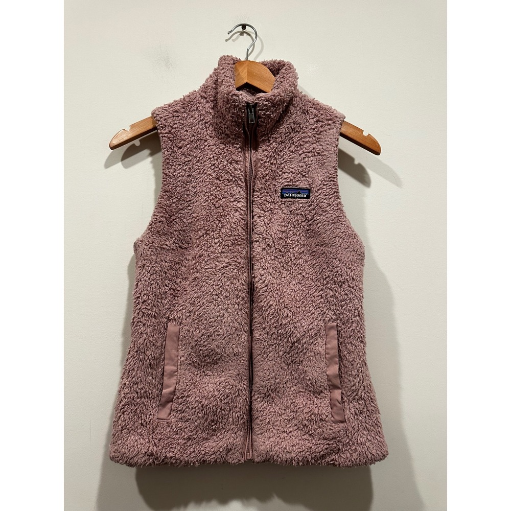Patagonia Los Gatos Fleece Vest Dusty Rose Pink XS